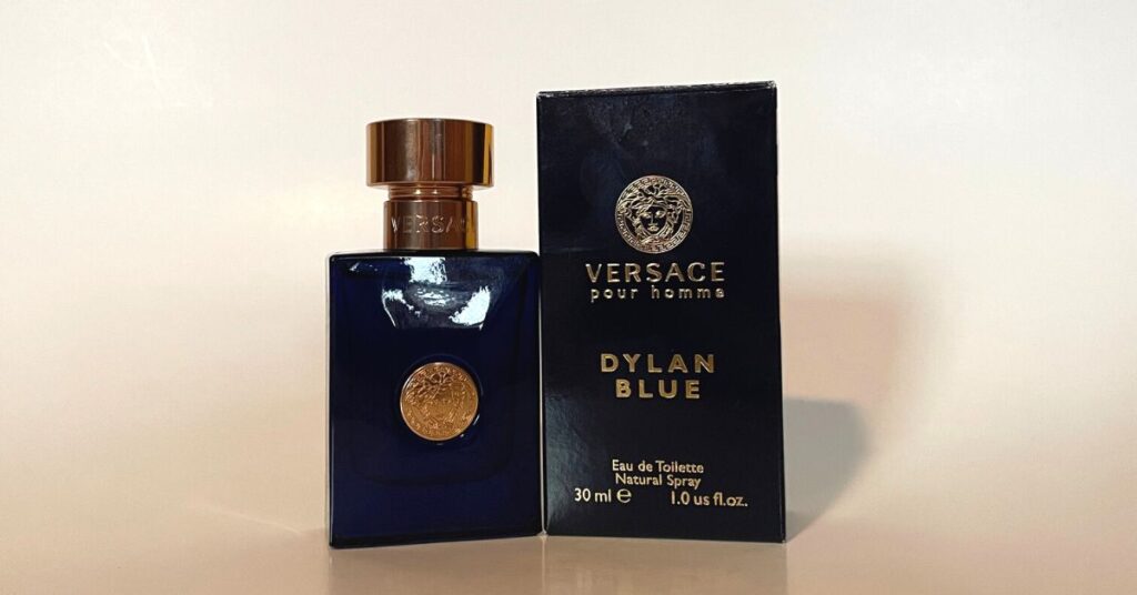 Versace Dylan Blue Box and Bottle