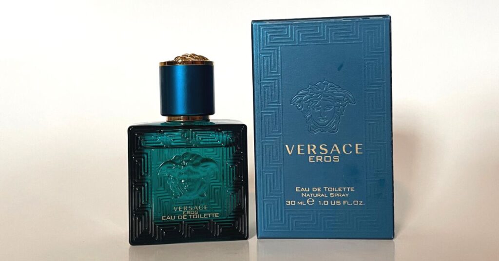 Versace Eros EDT Box and Bottle