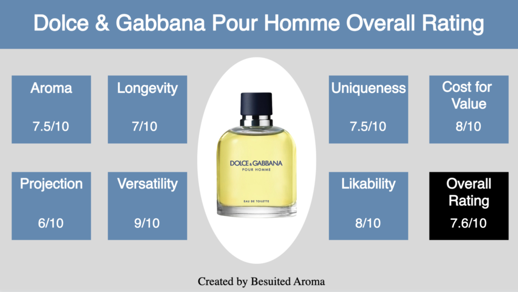 Dolce & Gabbana Pour Homme Review
